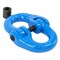 Mytee Products G100 3/8 in Forged Alloy Steel Hammerlock Coupling Link - BLUE, 8800 lbs WLL, 2PK G100-CL-38x2 - alternate 4