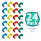 Flipside Assorted Premium Corrugated Plastic Study Carrel Pack of 24 19280 - alternate 6