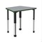 Correll Trapezoid 32 in W, 22 in L, 25 in to 35 in H, Particleboard, Gray Granite AD2232TF-TRP-15-09-39 - alternate 1