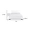 Homeroots Two Piece White Upholstered Solid and Manufactured Wood Bedroom Set 569361 - alternate 8