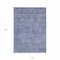 Homeroots 10' X 14' Denim Blue Geometric Washable Indoor Outdoor Area Rug 607481 - alternate 4