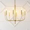 Jonathan Y Amoros 27.25" 8-Light Modern Mid-Century Iron LED Chandelier, Gold Painting JYL7900B - alternate 6