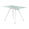 Homeroots 47" White Glass and Metal Computer Desk 489896 - alternate 1