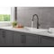 Delta Nicoli Single Handle Pull-Down Kitchen Faucet, 11.06 in, Matte Black 19867LF-BL - alternate 6