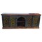 Homeroots 91in Brown Gray and Green Solid Wood Buffet Table with Two Doors 488606 - alternate 6