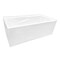 Kingston Brass 60" Acrylic Rectangular 2-Wall Corner Alcove Tub, Right Hand Drain, Glossy White VTAM6032R21TS - alternate 1
