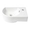 Alfi Brand ALFI brand ABC119 White 16" Small Wall Mounted Ceramic Sink with Faucet Hole ABC119 - alternate 8