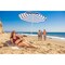 Picnic Time Family Of Brands 5.5 Ft. Portable Beach Umbrella, Blue & White Stripe 822-00-334-000-0 - alternate 9
