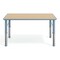 Flash Furniture Plastic Adjustable Height Classroom Activity Table-Natural/Dusty BL, 47.25x23.5 YU-YCY-060-RECT-TBL-DSTYBL-GG - alternate 10