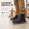 Handpoint Mens 6 in Composite Toe Work Boots-Black Crazy Horse Leather Safety Boots, Slip Resistant, 11 81N04-EE-11 - alternate 9