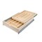 Century Components -FF Wood Silverware Tray Cabinet Drawer Organizer, Double Tier 17-7/8 DTIER175PF - alternate 1