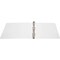 Business Source 1" View Binder, 225 Sheet Capacity, Round Ring, White, PK12 BSN09953CT - alternate 2