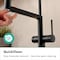 Hansgrohe Talis N Semi-Pro PowderSpray Kitchen Faucet 1.75 GPM in Matte Black 72861671 - alternate 9