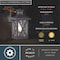 Vaxcel Rockford Outdoor Bronze Motion Dusk to Dawn Wall Sconce with Clear Seeded Glass Shade T0844 - alternate 8