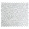 Apollo Tile White 11x13 Bianco Carrara Marble Polished Floor and Wall Mosaic Tile 4.85 sqft/case, 5PK APLDC88G12A - alternate 10