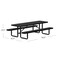 Leisure Craft Rectangle Portable Picnic Table, Black, 8 ft L T8XPP-BLACK - alternate 8