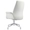 Leisuremod Summit Office Chair in Faux Leather and Aluminum Frame with Adjustable Height and Swivel, White SGO21WL - alternate 4