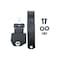 Uni Pro Retractable Seat Belt Kit Fits 421/422 or Sears 1800 Seat Black Nylon 2-In. Wide 7977 - alternate 2