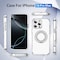 Alpha Digital iPhone 16 PROMAX Case w/ Magnet Ring Stand- Full Protection, Soft Flex -360 shockproof IP16PM-CLEAR - alternate 7