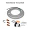 Feit Electric Feit EDGELIT Frost White 4 in. W Aluminum LED Retrofit Recessed Lighting 6.5 W 74202/6WYCA - alternate 8
