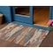 Homeroots 3' X 5' Orange Green And Gold Abstract Washable Indoor Outdoor Area Rug 612539 - alternate 1