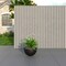 Leisuremod Iris Modern Round Planter - Fiberstone & MGO Clay - Drainage Holes & Weather Covers Included IP7BL - alternate 9
