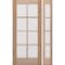 Doornmore G108, 51.5" x 82" ( 36" Door + 12" Side) Left Hand, Mahogany SDL 8 Lite Exterior Door G108-SW-3680-G104-SL_1-1_LI - alternate 1
