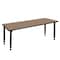 Regency Kee Height Adjustable Classroom Activity Table, 72 in W, 24 in L, Noble Oak MT7224NOAPBK - alternate 5