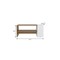 Homeroots 36in Beige Wood Fireplace Entertainment Center 725192 - alternate 4