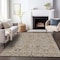 Homeroots 5' X 8' Taupe Brown And Gray Oriental Washable Indoor Outdoor Area Rug 598083 - alternate 9