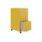 Space Solutions 14.25 in W 3 Drawer Mobile Vertical File Cabinet, Goldfinch 25284 - alternate 6