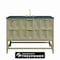 James Martin Vanities Emmeline 48 in. Single Vanity, Pebble Oak w/ 3 CM Parisien Bleu Silestone Top D100-V48-PBO-FPBL - alternate 1