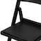 Flash Furniture Hercules Tucker Black Lightweight Foldable Polypropylene Resin Chair LE-L-1M-BK-GG - alternate 9