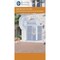 Boston Harbor AL1037-4-3L Outdoor Wall Lantern, 120 V, 60 W, A19 or CFL Lamp, Aluminum Fixture, White AL1037-43L - alternate 3