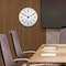 Infinity Instruments Prosaic 24-Hour ITC Business Wall Clock, Silver, 12 in 90/1224-1SV - alternate 6