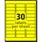 Avery Neon Address Labels with Sure Fee, PK750 5972 - alternate 6