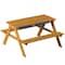Gardenised Convertible Wooden Sand and Water Table for your Toddlers Outdoor Playset Featuring 2 Play Box QI004476.ST - alternate 8