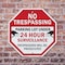 Signmission No Trespassing Parking Lot Under 24, 10 Inch X 10 Inch, Plastic Sign OC-P-10-115 - alternate 6