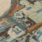Homeroots 8' X 10' Beige Brown And Copper Geometric Washable Indoor Outdoor Area Rug 589371 - alternate 8