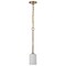 Nuvo Liam, 1 Light Mini Pendant, Burnished Brass, White Opal Glass 60/8205 - alternate 7
