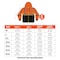 Ergodyne Hi-Vis Sweatshirt, M, Orange 22943 - alternate 8