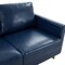 Leisuremod Lincoln Upholstered Leather Sofa with Gold Frame, Navy Blue LA83BU-L - alternate 6