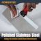 Powertec Drywall Knife Set, Stainless Steel Taping Knives, 6in, 8in, 10in, 12in, 14in - 5pcs 72174 - alternate 6