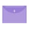C-Line Products 8-1/2" x 11" Assorted Reusable Top Load XL Poly Envelope with Hook and Loop Closure, 10/PK 58030 - alternate 9
