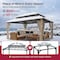 Sunjoy 16X12 Kingston Hardtop Rectangular Gazebo Wood A10204369000 - alternate 12