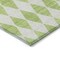 Homeroots 5' X 8' Lime Green And Ivory Geometric Washable Indoor Outdoor Area Rug 577062 - alternate 7