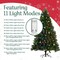 Elf Stor 7.5ft Prelit Christmas Tree Artificial Spruce Tree w/ 450 Warm White, Color Changing Lights & Stand 50-300-7LIT - alternate 7