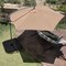 Pure Garden 10 ft Cantilever Patio Umbrella with 220lb Base and Beige Canopy Shade 83-OUT5410B - alternate 4