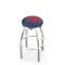 Holland Bar Stool Co 30" Chrome University of Dayton Swivel Bar Stool, Accent Ring L8C2C30DytnUn - alternate 1