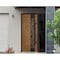 Vdomdoors Steel Door Deux 6678 Natural Oak Sidelight Exterior Window Sidelite Entry Door Painted W36+12xH80 L DEUX6678EXD-OAK-W36+12 X H80-LH-I - alternate 5